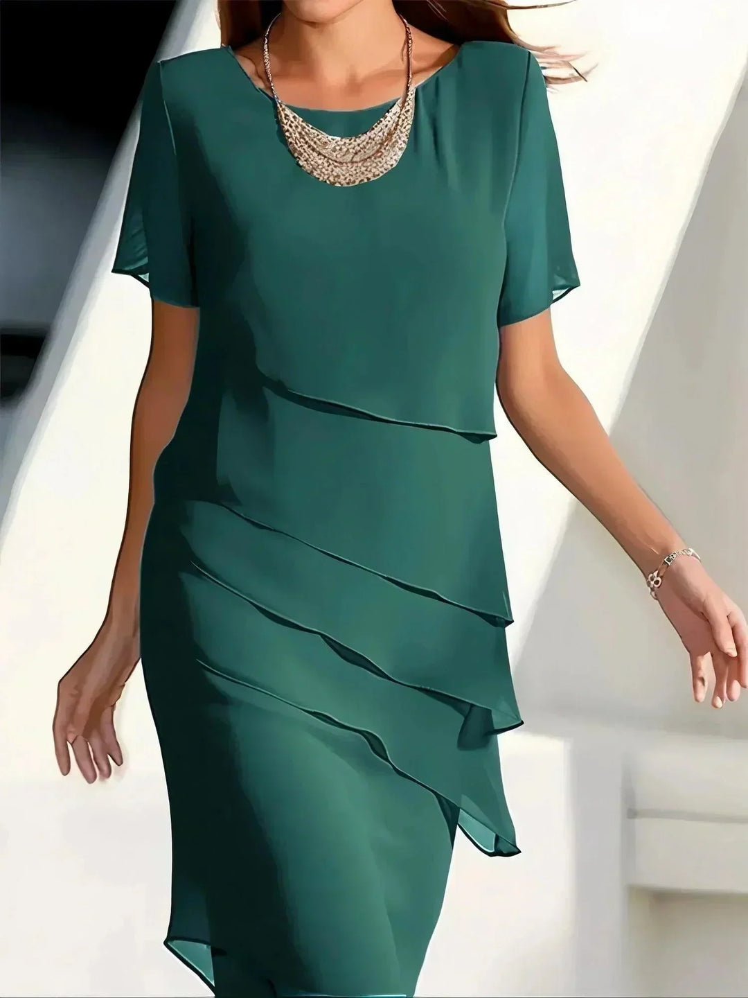Sara | Elegant Lagd Sommerkjole