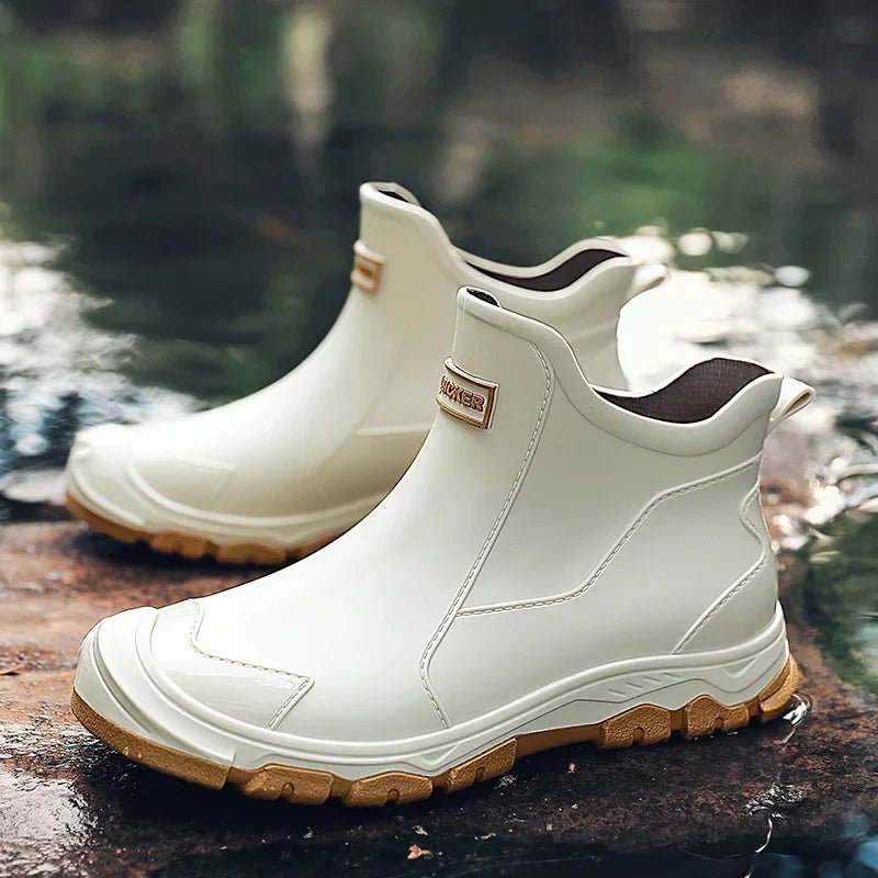 Magnus | Vanntette ankelstøvler i gummi materiale slip-on