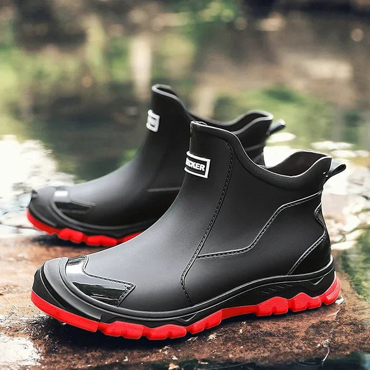 Magnus | Vanntette ankelstøvler i gummi materiale slip-on
