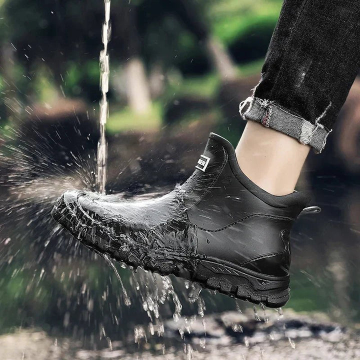 Magnus | Vanntette ankelstøvler i gummi materiale slip-on