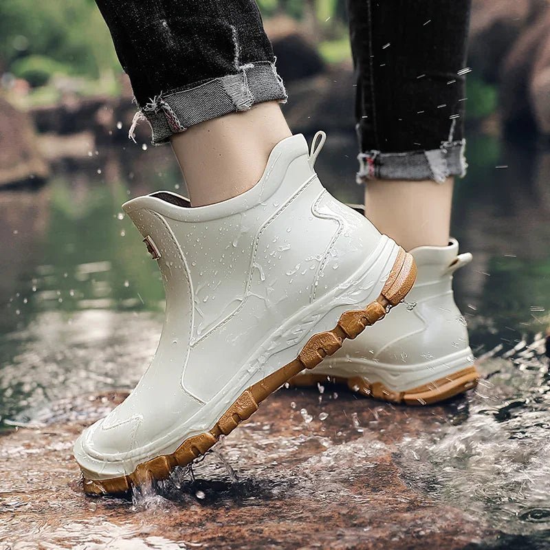 Magnus | Vanntette ankelstøvler i gummi materiale slip-on