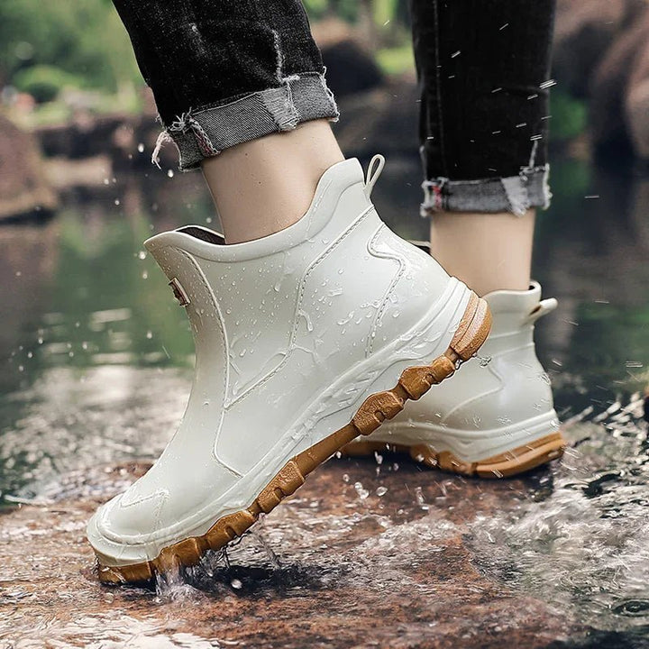 Magnus | Vanntette ankelstøvler i gummi materiale slip-on