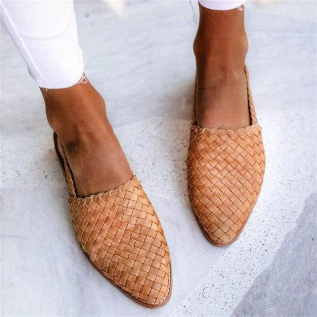 Alma | Kvinners Slip-On Vevde Flate Loafers