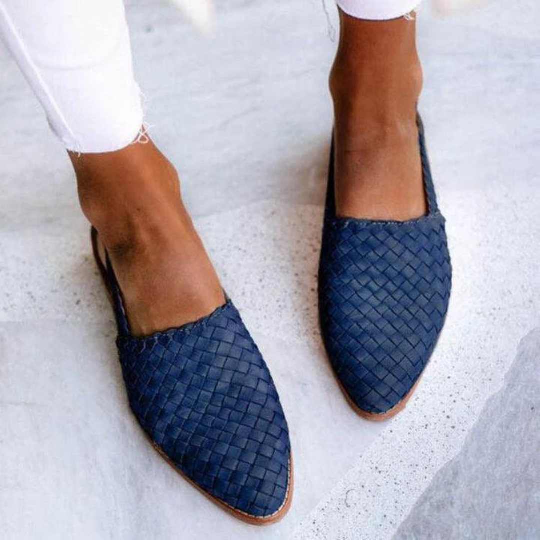 Alma | Kvinners Slip-On Vevde Flate Loafers