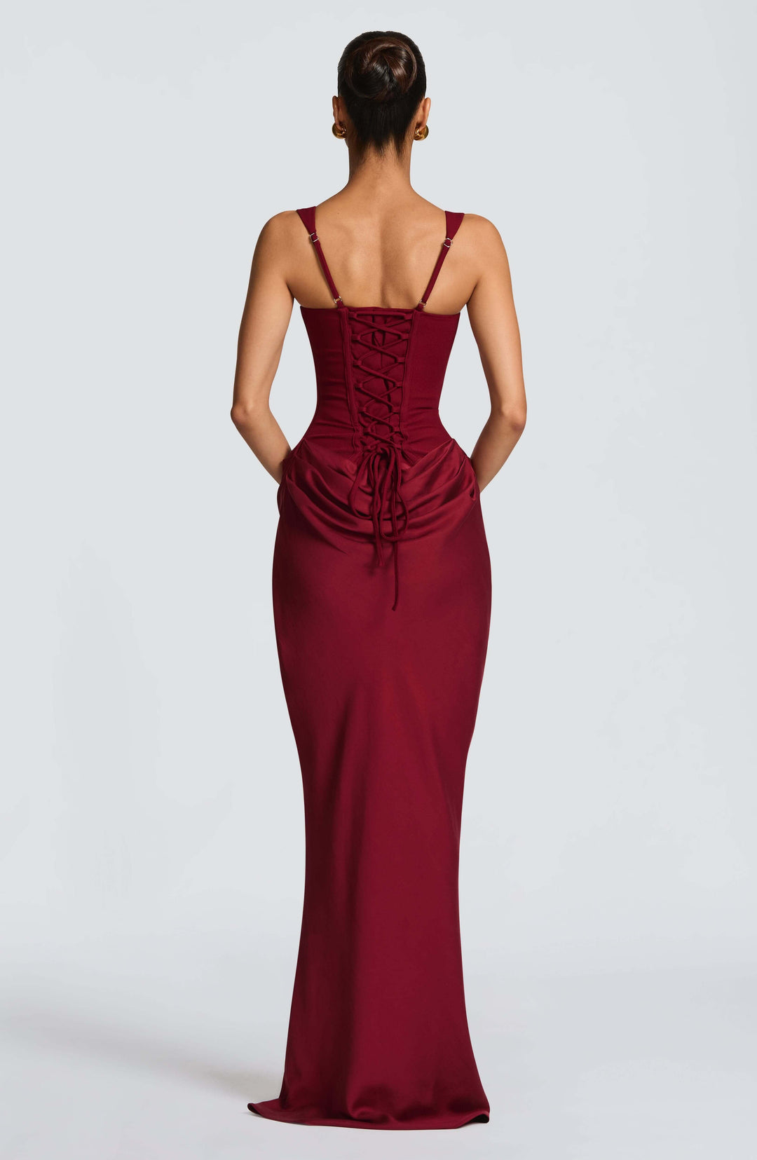 Monika | Utenermet Bodycon Maxi Bryllupsgjestekjole