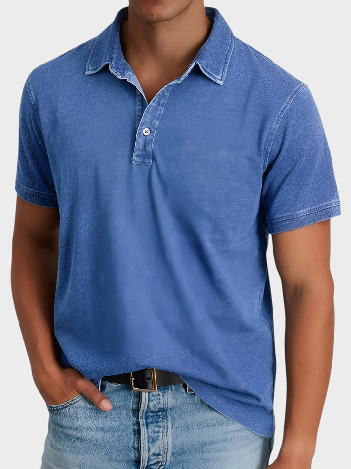 Nikolaj | Klassisk og Stilig Herre Denim Skjorte